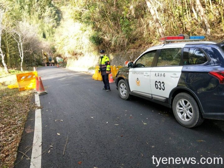 「光華聯絡道路」實施交通管制 避免山坡土石鬆動造成傷害 350464