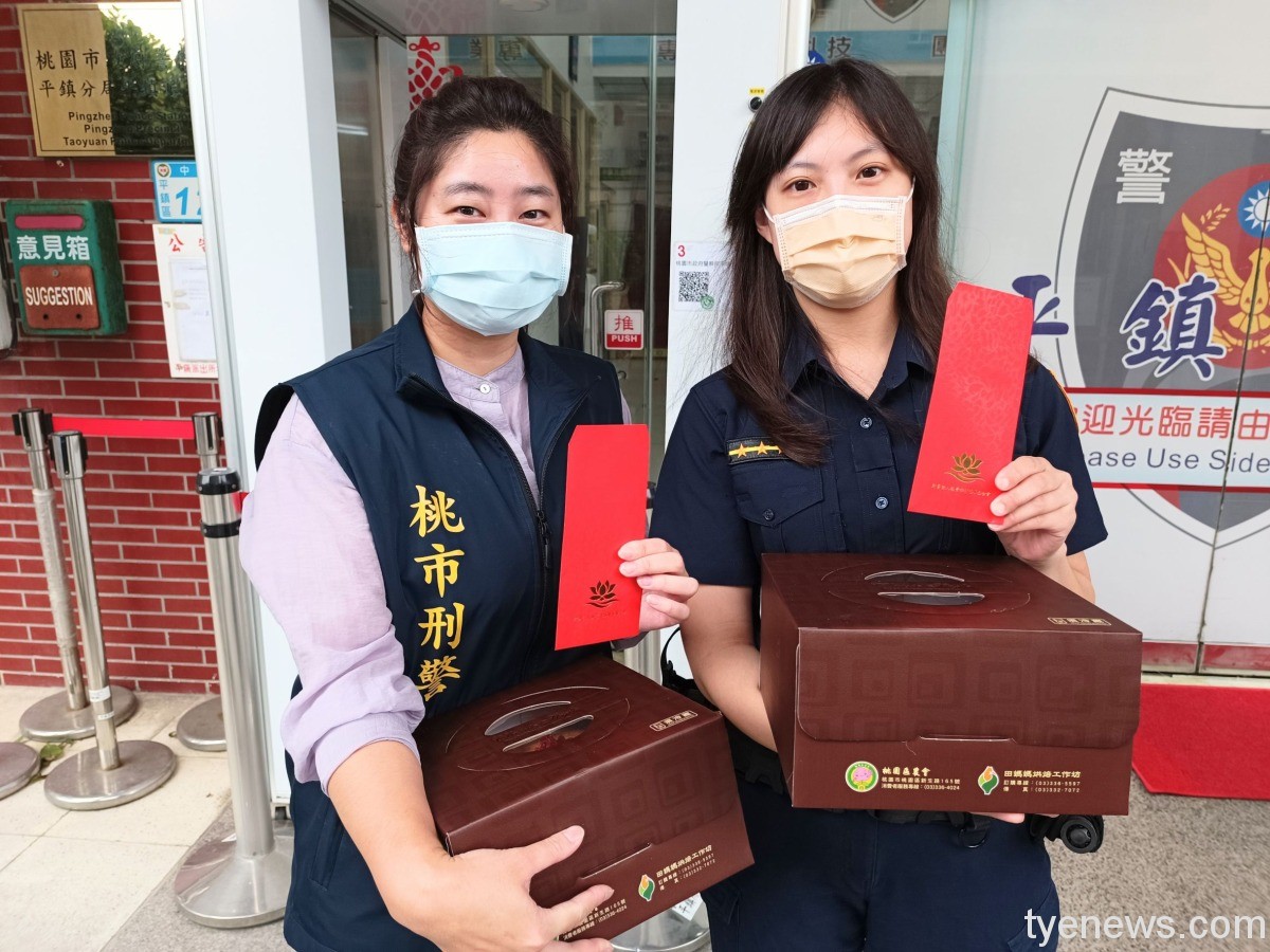 溫馨母親節將至 桃園市贈女警蛋糕禮盒 362049