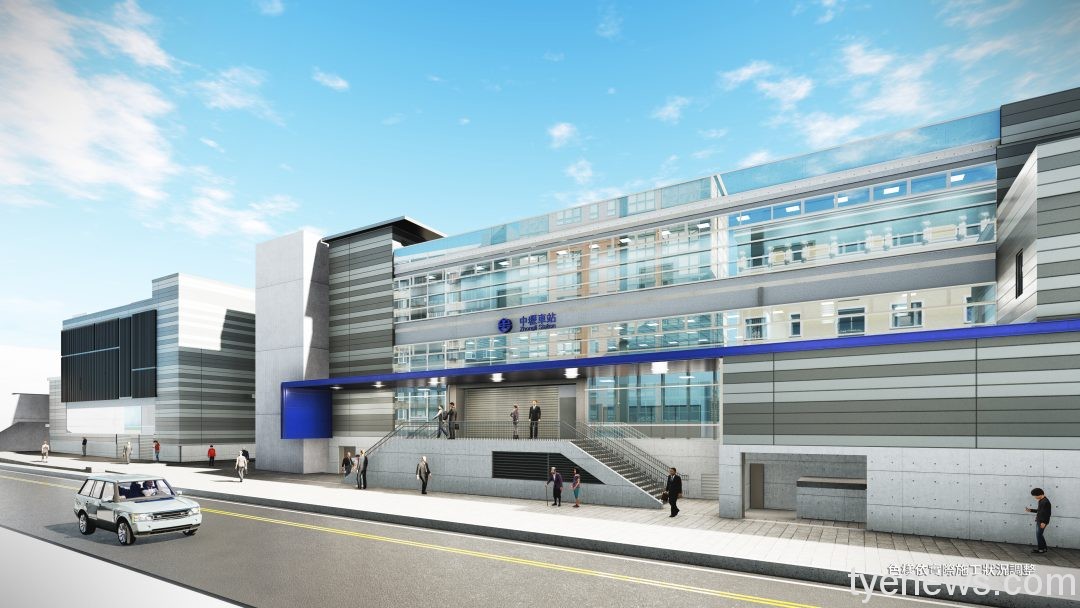 台鐵中壢臨時前站 預計113年3月完工