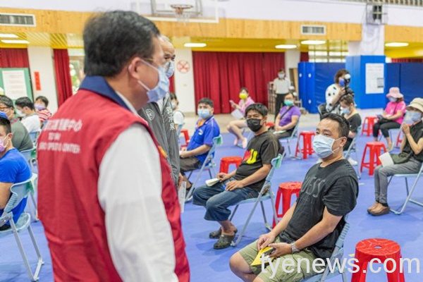 中壢果菜市場攤商接種疫苗 提升群體保護力 41 2