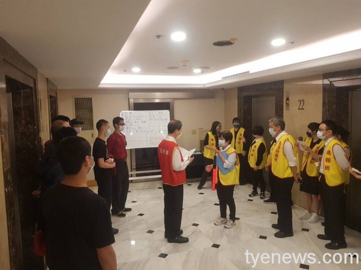 桃園消防二大隊模擬大樓火警 提升場所人員自救能力 426301