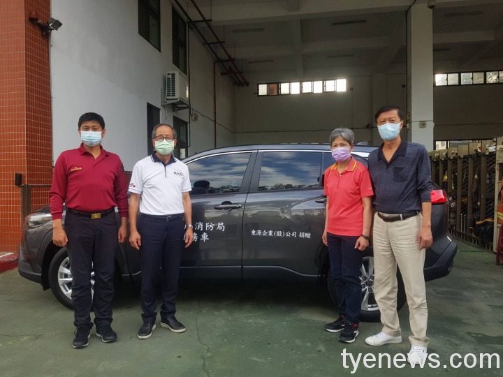 東源企業股份有限公司捐贈桃園市政府消防勤務車。圖:消防局第二大隊 426389