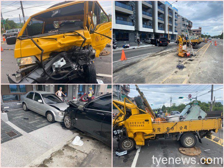 【有片】真的好衰!台電施工人員被BMW撞飛 全身擦挫傷 44 7