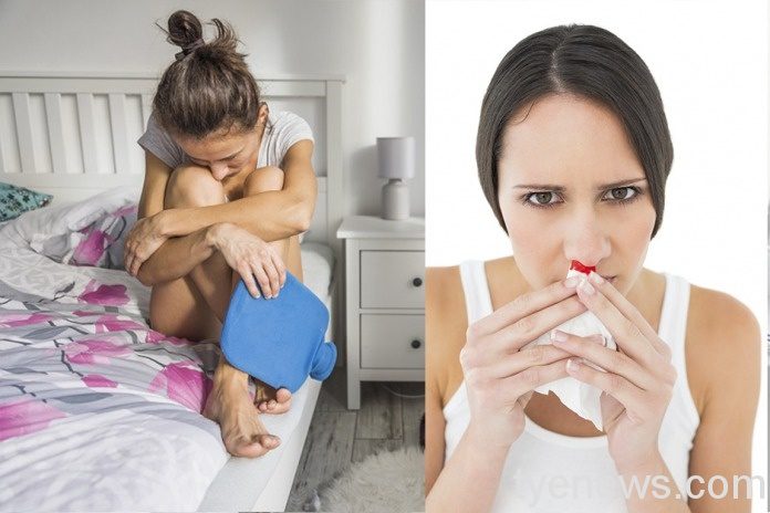 女性經常無故流鼻血、經痛劇烈 嚴重者可能導致不孕 55 1