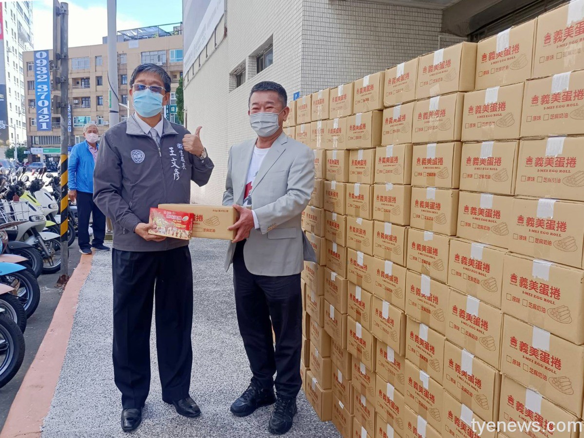 慰勞醫護人員 ! 桃園景福宮捐贈蛋捲6000盒挺防疫 57201