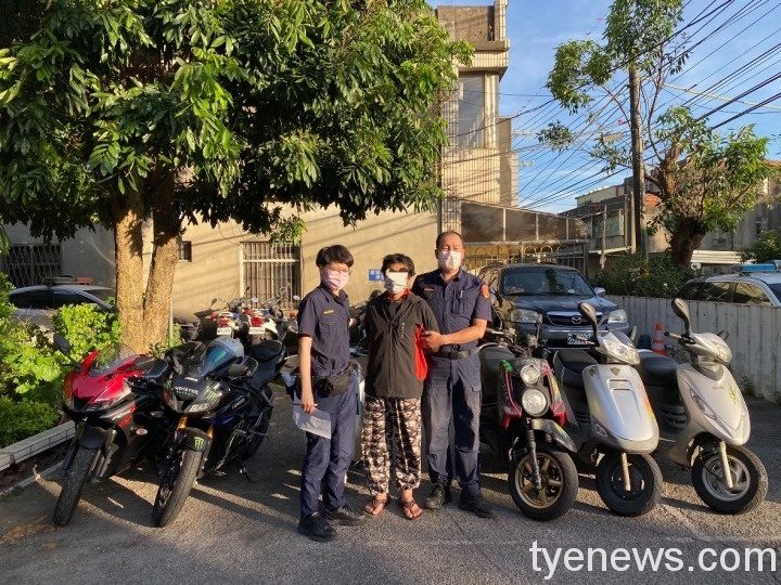 10天犯8起機車竊盜 慣竊狼狽落網 6 2 5