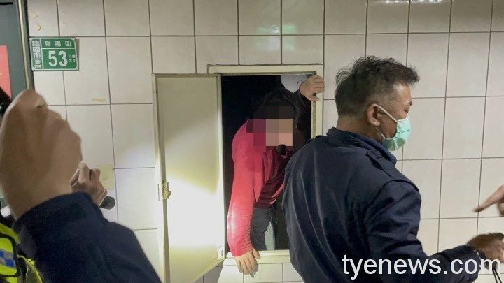 【有片】男子行竊失風受困管道間 桃警合力救出送法辦 603420