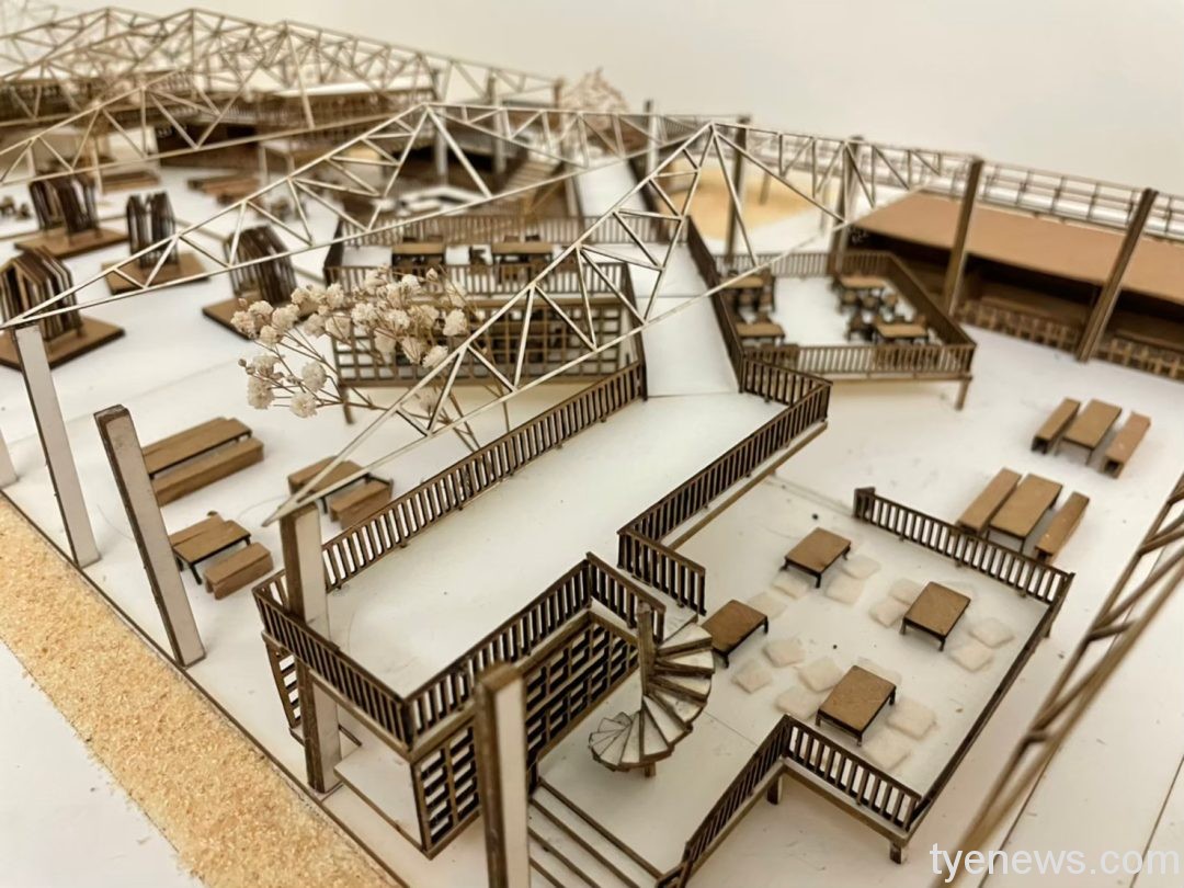 9.中原室設系作品「城市裡的農村」一隅，靈感來自印尼的傳統村莊。