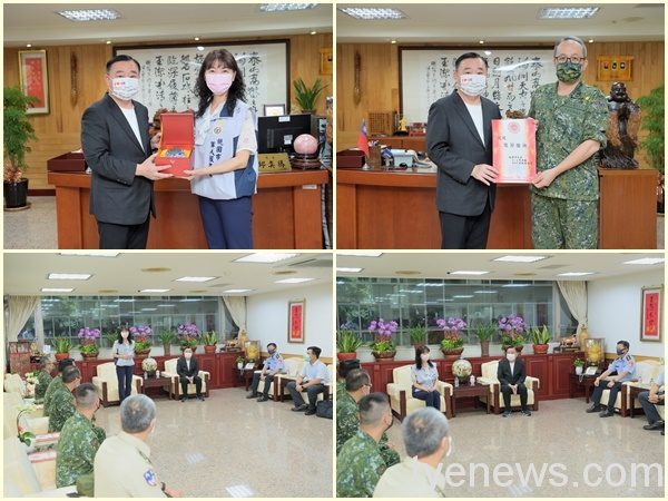 邱奕勝贈駐桃國軍各單位5~15萬元 祝福中秋佳節愉快 910 秋節勞軍 210910 4