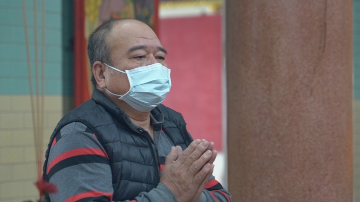平鎮福明宮圓斗謝光明燈法會 信眾感謝神明庇佑 C0084T01