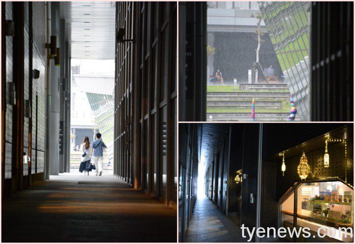 海科館廣場長廊展出藝術瓶燈 民眾宛如置身歷史迴廊 DSC 0008