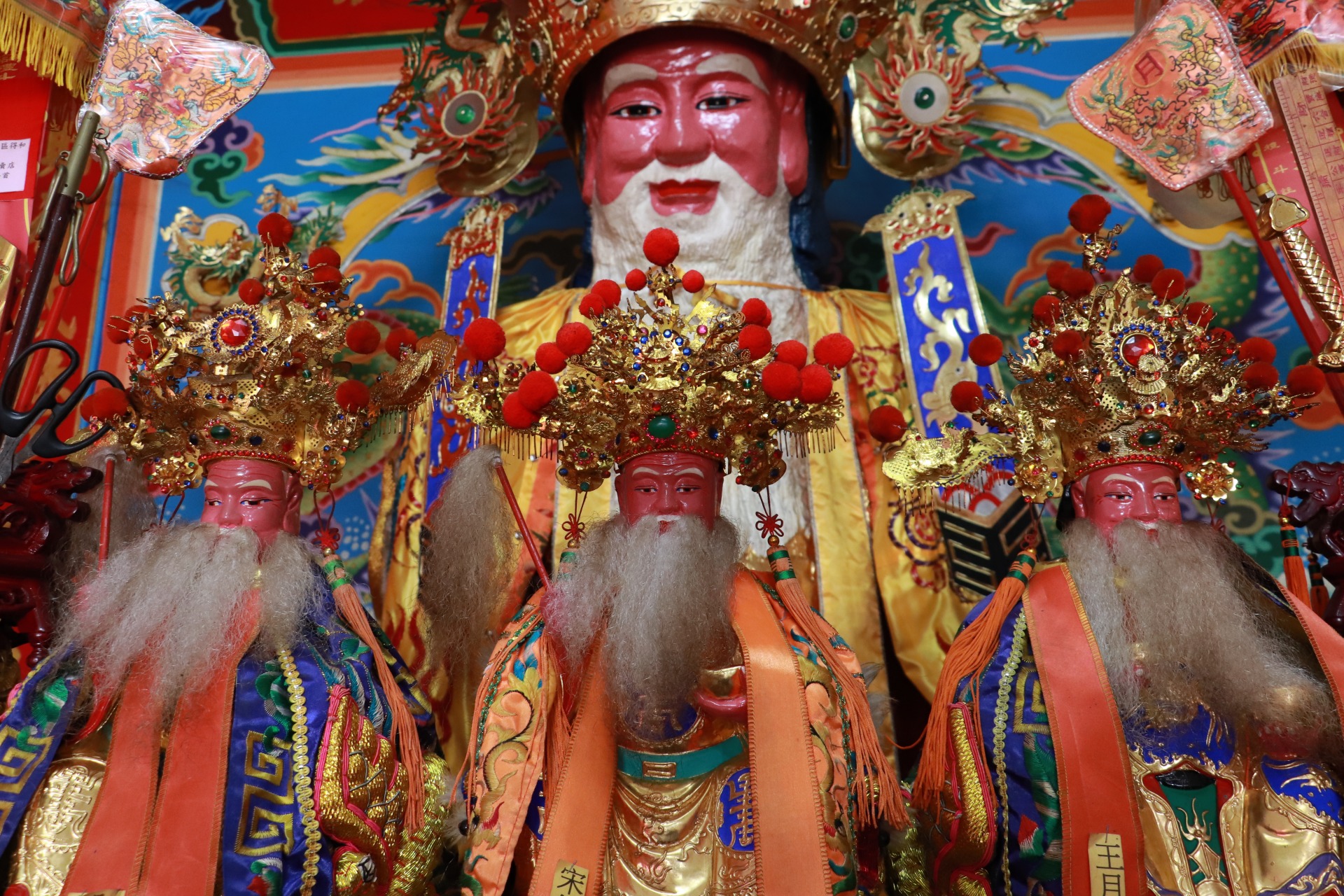 巨大古木雕成「福祿樹財神」 平鎮福明宮成求財聖地 IMG 6644