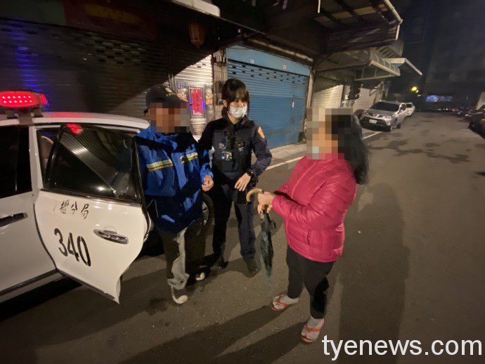 【有片】9旬失智翁迷途沿路敲打民宅 龍興派出所全程攙扶助返家 IMG 8183