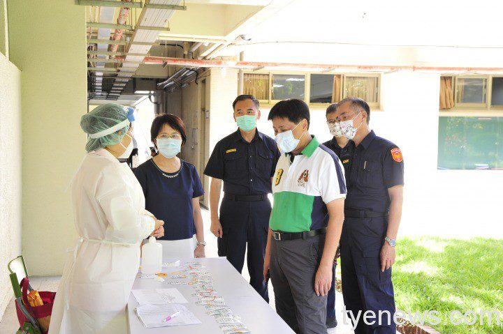 桃園警大為開學準備 桃市府、中壢仁海宮捐80萬元經費支持 KYC1132