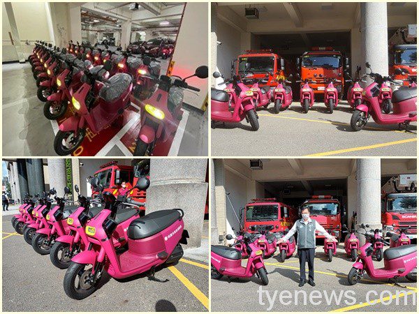桃市消防局採購96輛電動機車 減少空汙體現友善環境 LINE ALBUM 110.09.27電動機車 210927 0