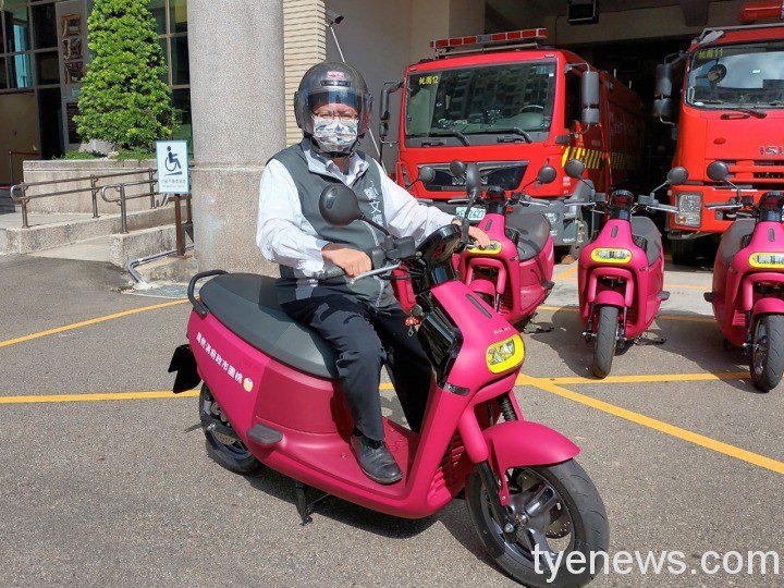 桃市消防局採購96輛電動機車 減少空汙體現友善環境 LINE ALBUM 110.09.27電動機車 210927 9 1
