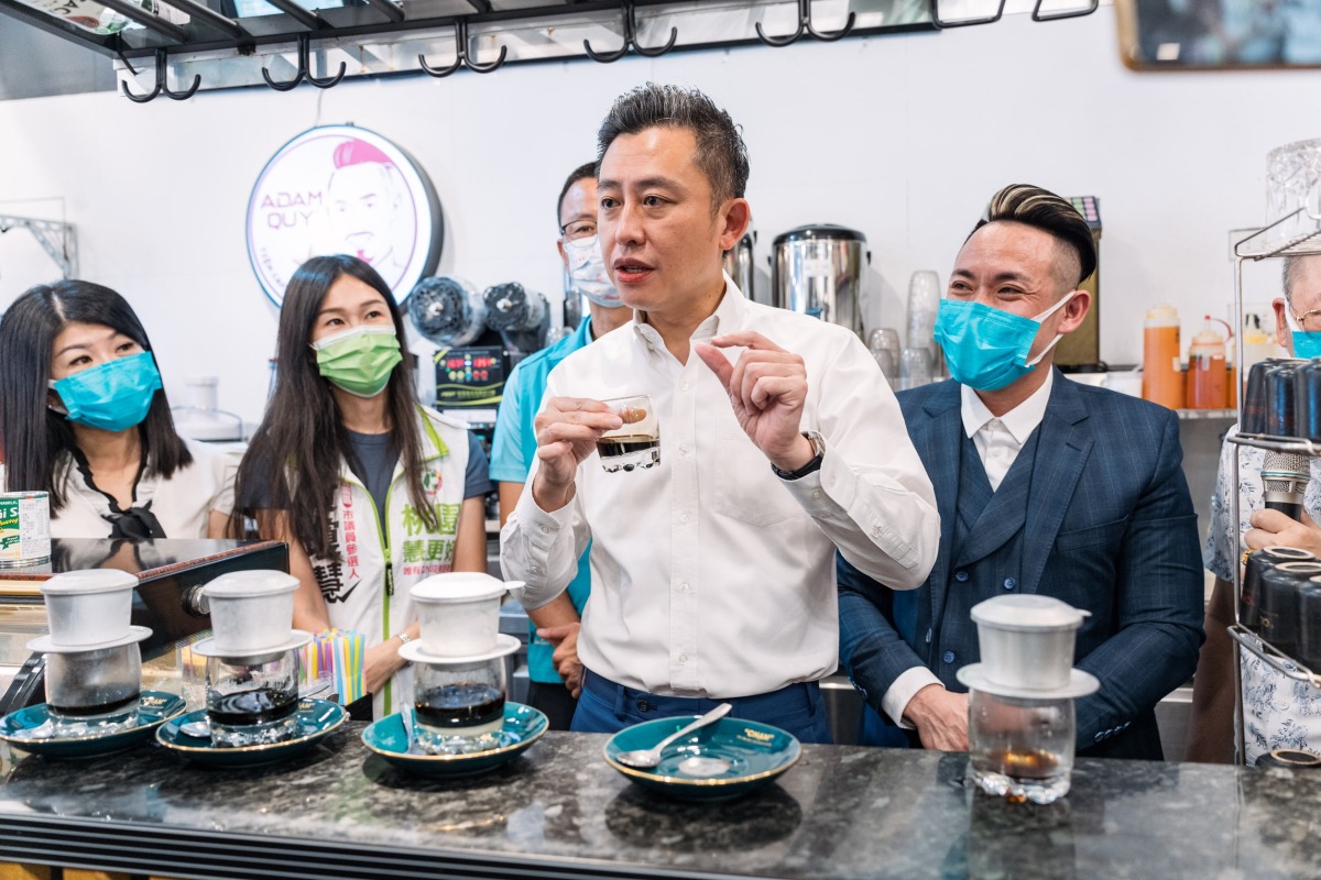 賴香伶指綠營轉移論文門焦點 林智堅:抹黑的選舉方式已過時 LINE ALBUM 2022 0.07.18參訪桃園後站新住民美食及文化 220718