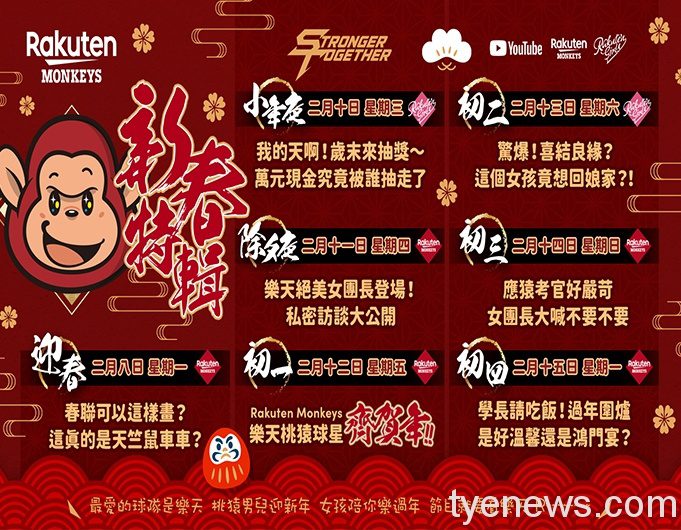 樂天桃猿新春企劃影片 讓你過年天天不無聊 RM 新春特輯