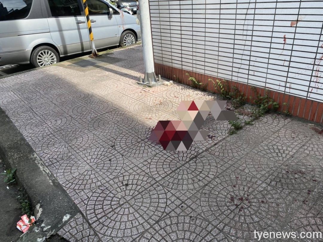 學校外牆驚見血跡斑斑 警沿途尋獲受傷醉男