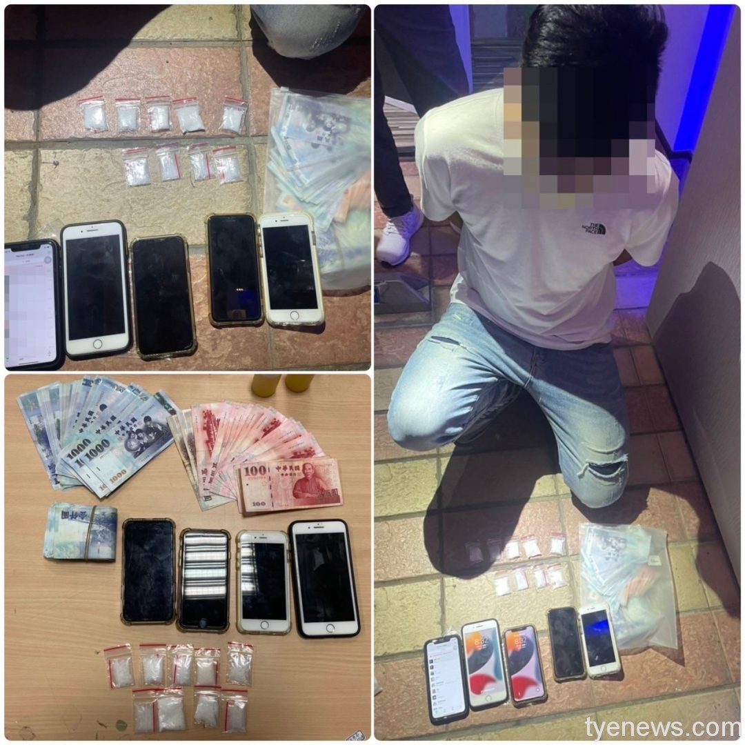 桃警青春專案強力出擊 摩鐵逮毒販查獲愷他命