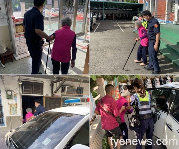 9旬婦迷途體力不支到超商求助 警到場護送回家 S 121241638