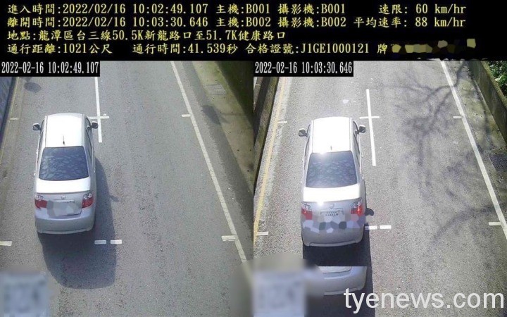 超速爽國庫 桃園台3線區間測速取締首日破百件 S 126574599