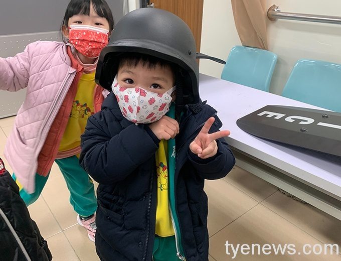 喬立幼兒園參訪大華派出所 帶領學童認識警察工作 S 138272783