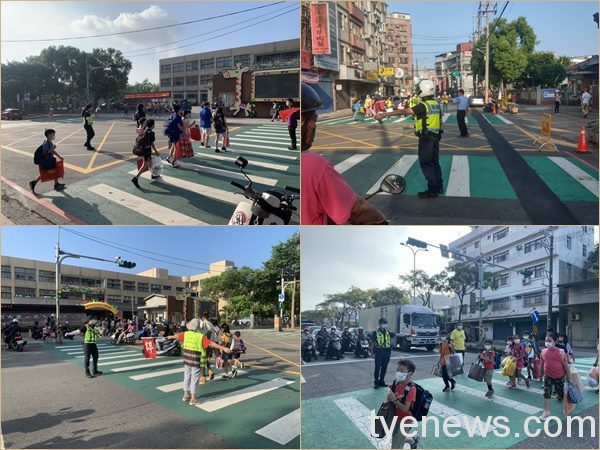 開學首日龜山警執行「護童勤務」保衛學童安全 S 167100423