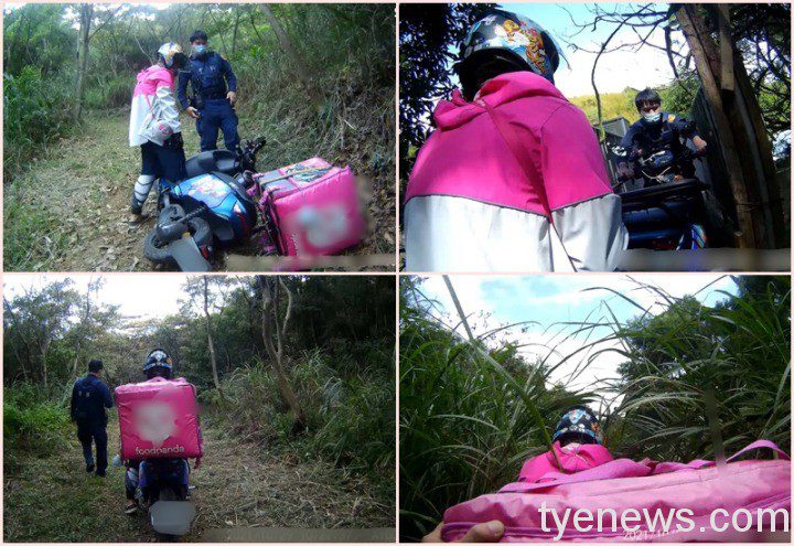 導航帶外送員受困虎頭山 龜山警披荊斬棘開路救援 S 178487303