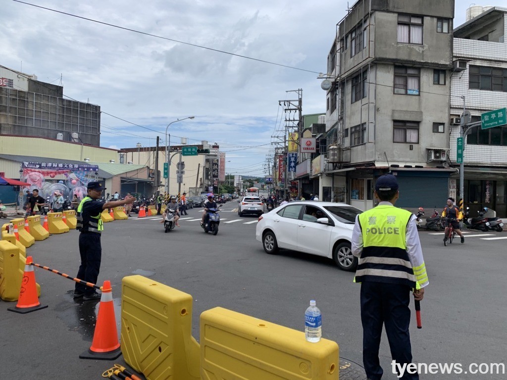 端午將湧觀光人潮 龍潭警加強交通管制