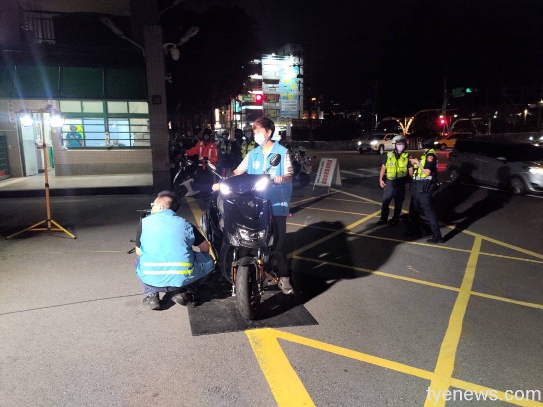 龜山警、環保局聯手出擊 一晚取締22改裝車