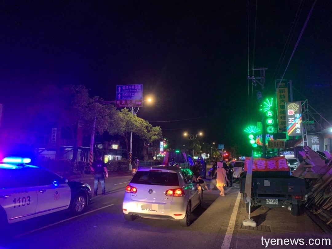 夫妻直播討債遭打破頭 龍潭警出動快打部隊制止 S 18170136