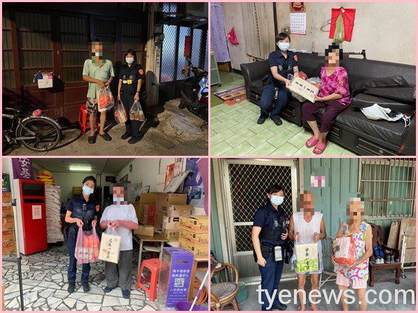 中福派出所攜手桃園慈禪宮 中秋前夕家戶訪查贈物資 S 229302603
