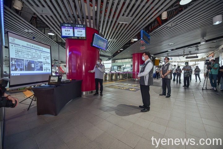 桃捷設置「簡訊實聯制QR Code」呼籲旅客落實登記 S 47947847