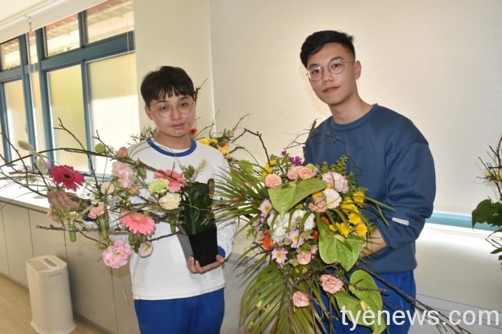 「蒔花弄草」當技能 龍潭高中選手再戰花藝競賽 S 51339282