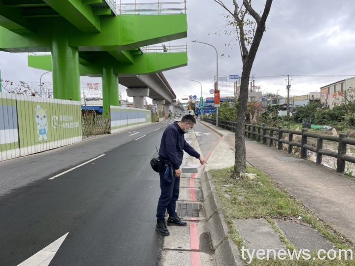 S__55378176 南竹派出所警員田家豪在中正北路上尋獲。圖:讀者提供