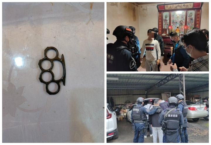 犯罪組織嚴重影響治安!警動員80人逮12嫌 起出槍械、毒品 S 8486942
