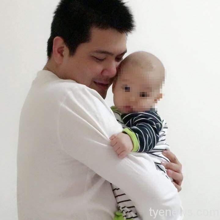 蘆竹分局偵查佐林明誼,本月5日逝世,留下妻子及2名幼子,家中經濟頓失依靠,有待各界能伸出援手。圖:諶志明翻攝 蘆竹分局偵查佐林明誼,本月5日逝世,留下妻子及2名幼子,家中經濟頓失依靠,有待各界能伸出援手。圖:諶志明翻攝