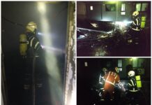 【有片】桃園觀光夜市旁民宅驚傳大火 警消灌救幸無人傷亡