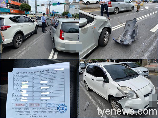 中壢出沒贓車橫衝直撞 便衣警當街追緝。圖:警方提供 中壢出沒贓車橫衝直撞 便衣警當街追緝。圖:警方提供