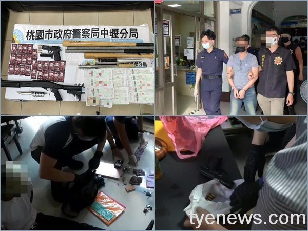 【有片】壢警蒐證檢肅竹聯幫12人 起出多件恐嚇槍械、毒品 page 27 2
