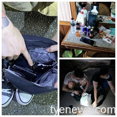 警方在2名男子的身上查獲6包毒咖啡包,將6名男女依違反毒品危害防制條例移送桃園地檢署偵辦。圖:警方提供 警方在2名男子的身上查獲6包毒咖啡包,將6名男女依違反毒品危害防制條例移送桃園地檢署偵辦。圖:警方提供