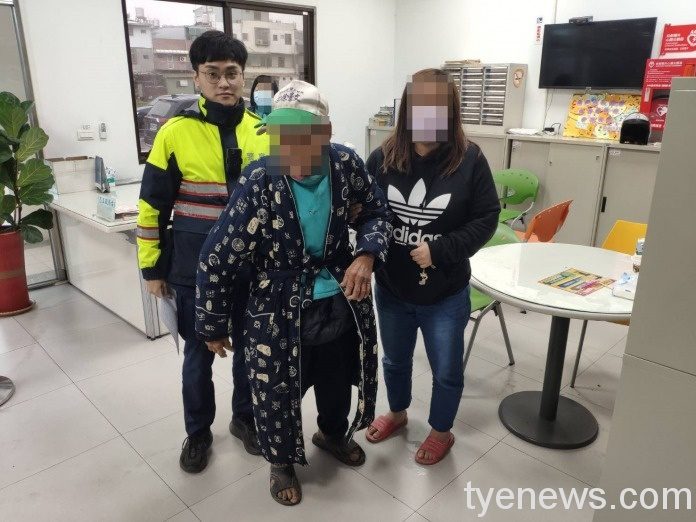 迷途翁遇巡警高喊「不要抓我」 大崙所暖警協助返家 wp 1611375396214