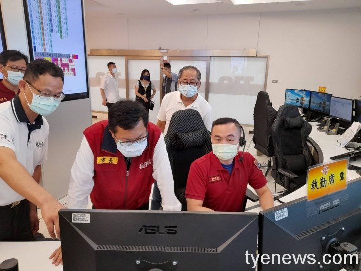 桃市119平均日接900件報案 鄭文燦感謝派遣員守護疫情 wp 1622961194519