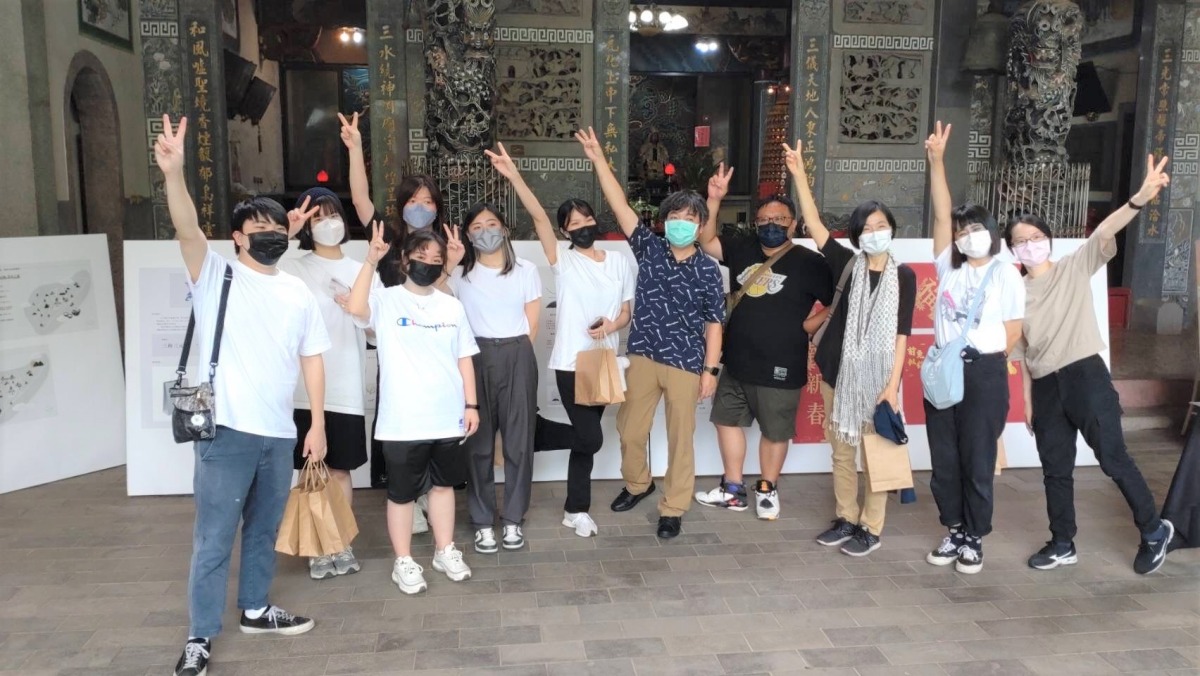 圖2：中原大學發揮社會責任為龍潭做設計，也感謝社區給學生最佳的學習舞台