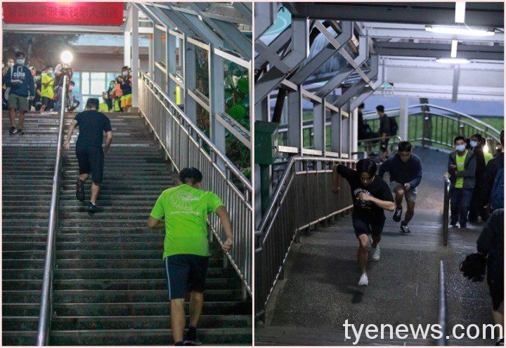 長庚大學「好漢坡登階賽」300師生活力登高 圖3 3 1