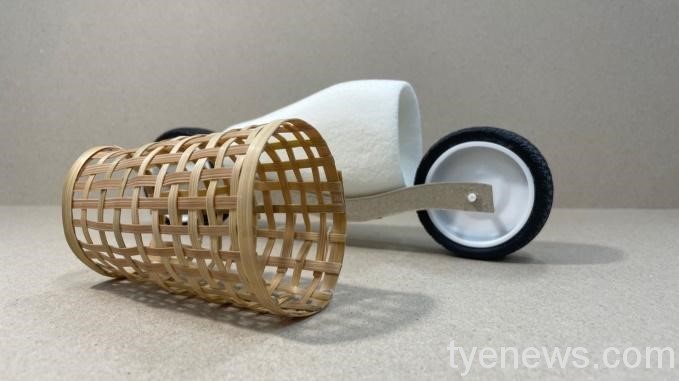 元智藝設系畢展瓶蓋工廠台北製造所登場 探討LAG世代議題 圖一 鄧志權同學以工業設計作品《交通工具設計 風與竹子間》1