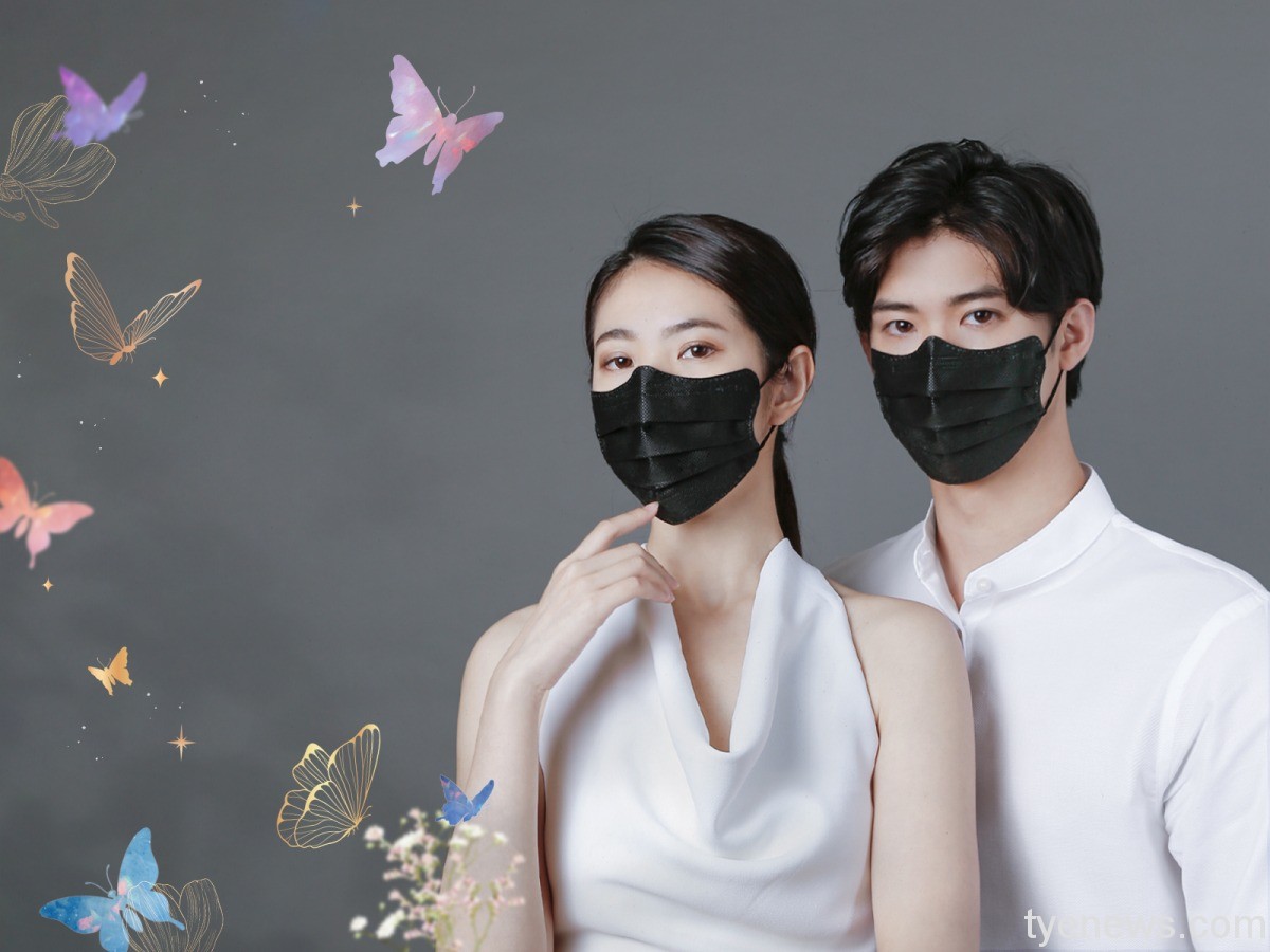 艾爾絲全台獨家蝴蝶美妍口罩 彩蝶飛舞面具上妝 優雅蛻變 圖一、蝴蝶美妍口罩彩蝶飛舞面具上妝