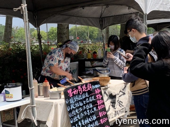 元智大學舉辦異國市集與浪浪義賣 了解種族文化給予愛 墨西哥捲餅大受歡迎