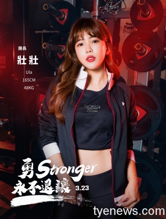 樂天猿風加油團長 動感女神「壯壯」報到 壯壯 2 scaled 1
